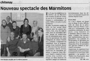 2001-Théâtre de la Marmite-Nouveau-spectacle